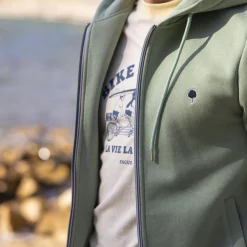 Sweat A Capuche Vert Clair