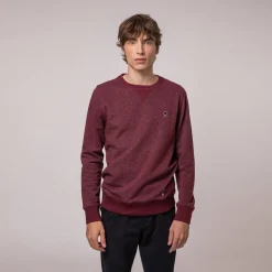 Sweat Col Rond Bordeaux