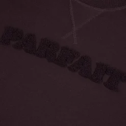 Sweat Col Rond Bordeaux Fonce Parfait