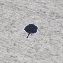 Sweat Col Rond Gris Chine Clair