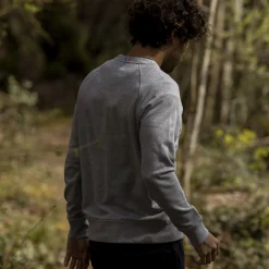 Sweat Col Rond Gris Chine Velo Club