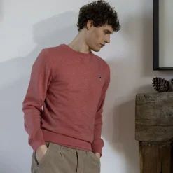 Sweat Col Rond Rose