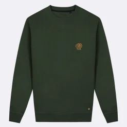 Sweat Col Rond Vert Fonce