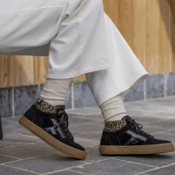 Tennis Noire & Leopard