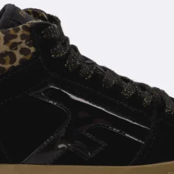 Tennis Noire & Leopard