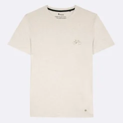 T-Shirt Col Rond Beige Velo
