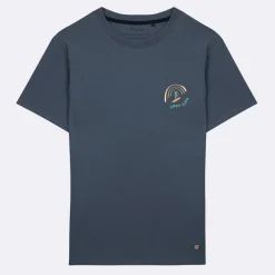T-Shirt Col Rond Bleu Delave Pura Vida