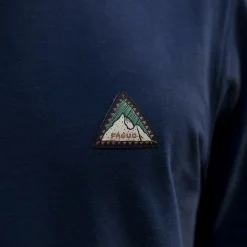 T-Shirt Col Rond Bleu Indigo