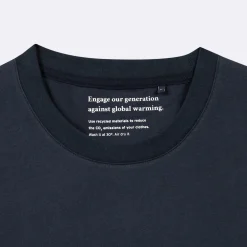 T-Shirt Col Rond Bleu Marine J'Aime Mon Velo