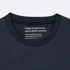 T-Shirt Col Rond Bleu Marine J'Aime Mon Velo