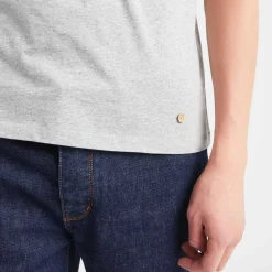 T-Shirt Col Rond Gris Chine Homme Des Bois