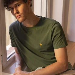 T-Shirt Col Rond Kaki