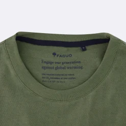 T-Shirt Col Rond Kaki