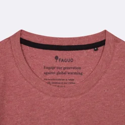 T-Shirt Col Rond Rose