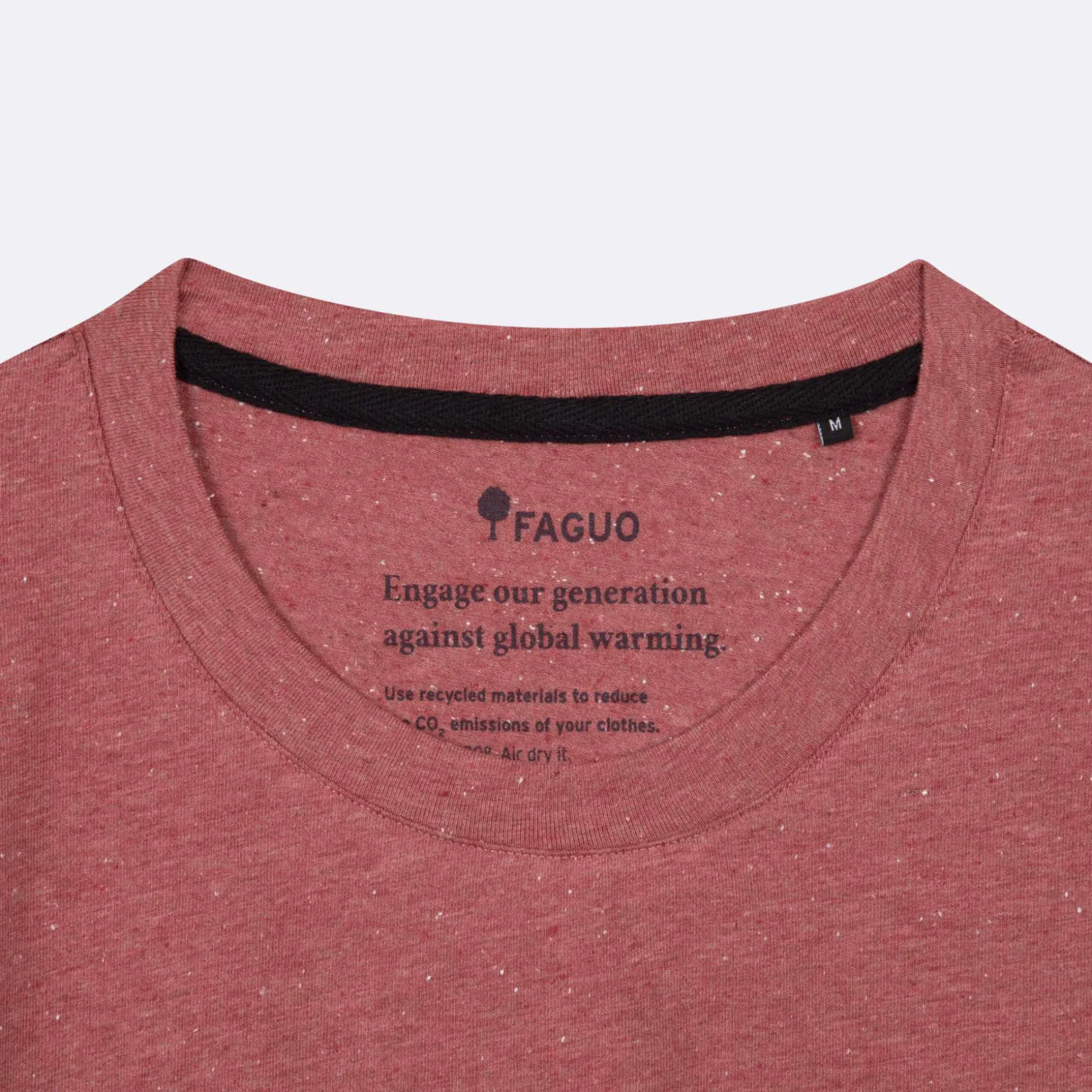 T-Shirt Col Rond Rose