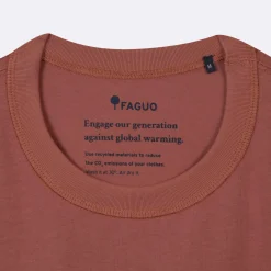 T-Shirt Col Rond Rose