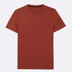 T-Shirt Col Rond Rouge