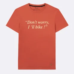 T-Shirt Col Rond Terracotta Yes