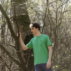 T-Shirt Col Rond Vert