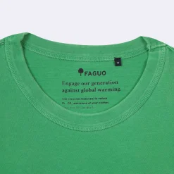 T-Shirt Col Rond Vert