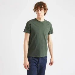 T-Shirt Col Rond Vert