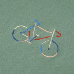 T-Shirt Col Rond Vert Clair Velo Multicolore