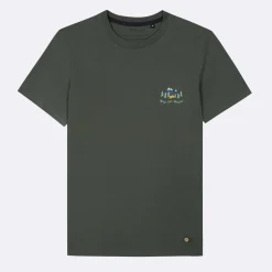 T-Shirt Col Rond Vert Fonce Into The Woods
