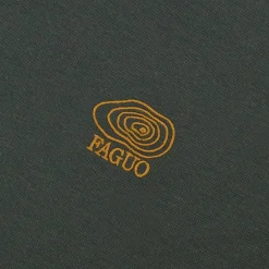 T-Shirt Col Rond Vert Fonce