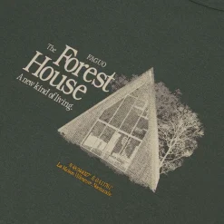 T-Shirt Col Rond Vert Fonce