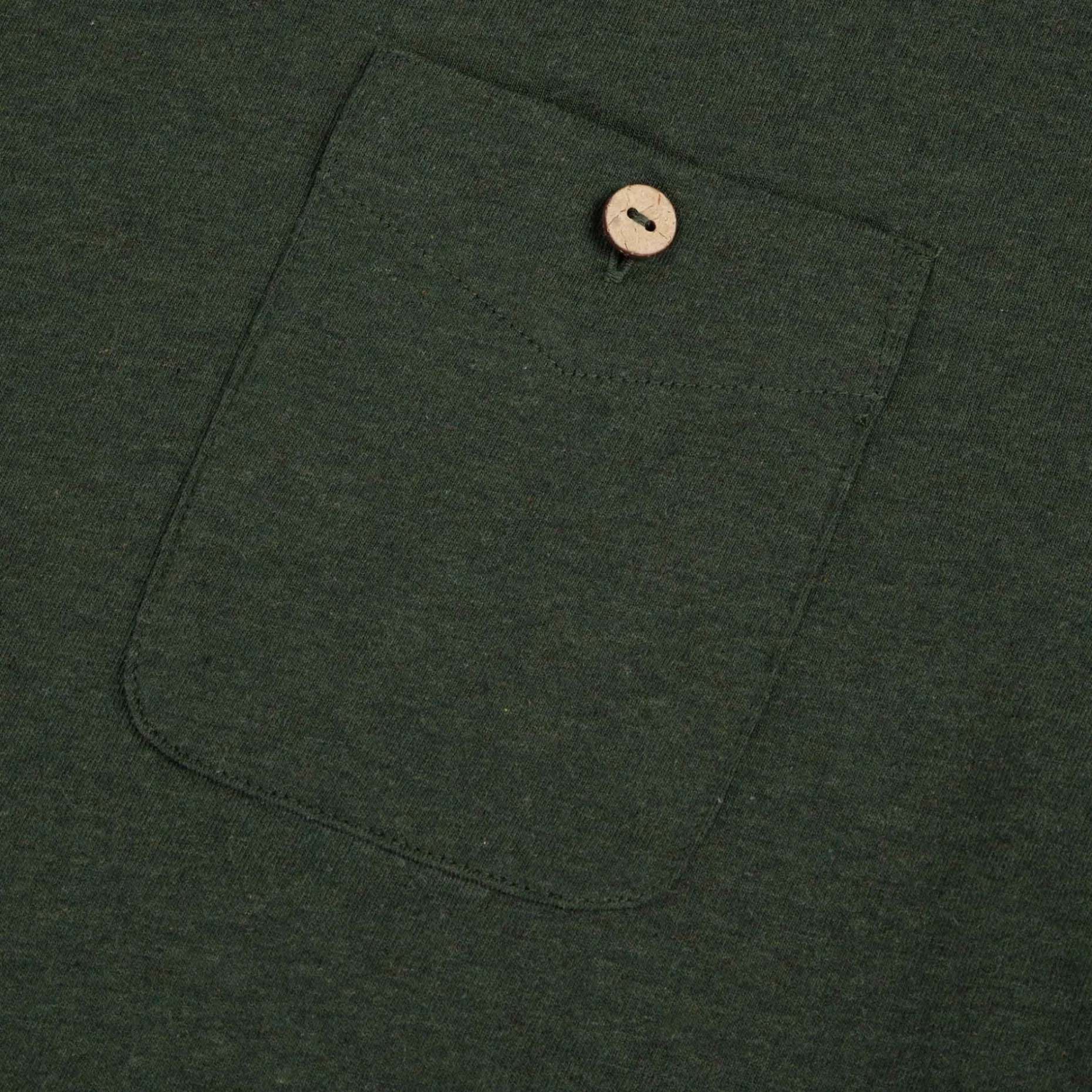 T-Shirt Manches Longues Vert Fonce